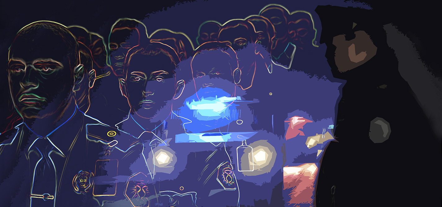 We turn our eyes toward the police