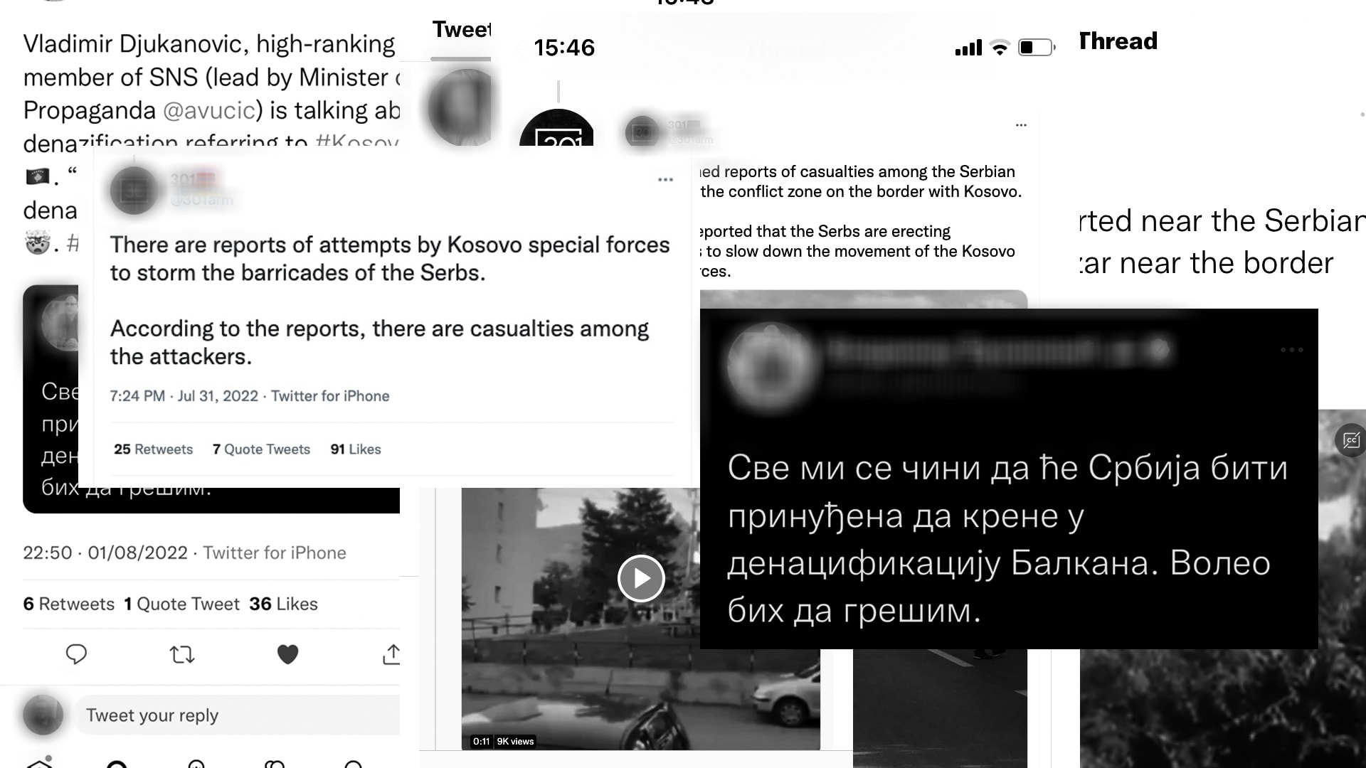 Situata “eskaloi” në medie