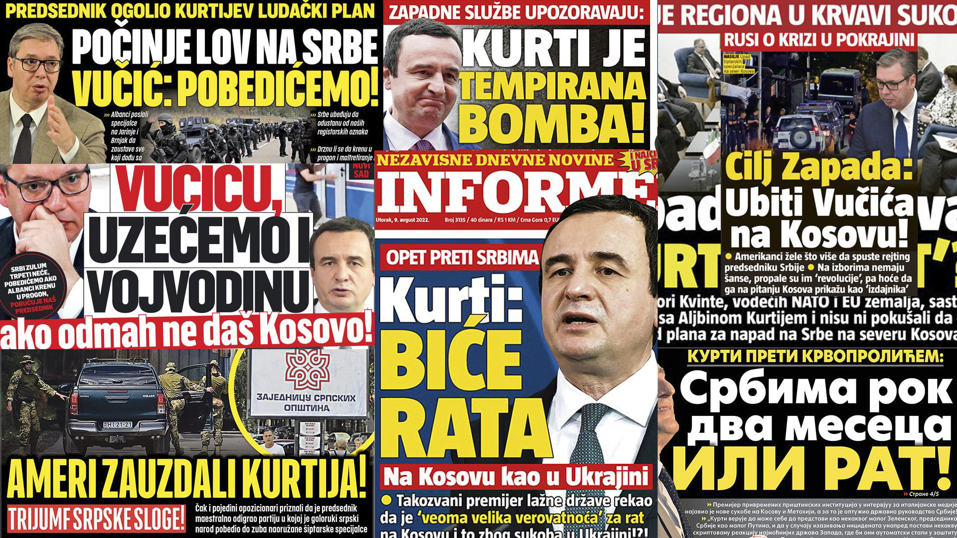 War mongering and race baiting