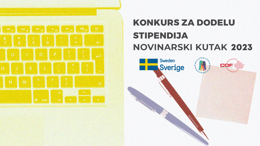 KONKURS ZA DODELU STIPENDIJA: NOVINARSKI KUTAK 2023.