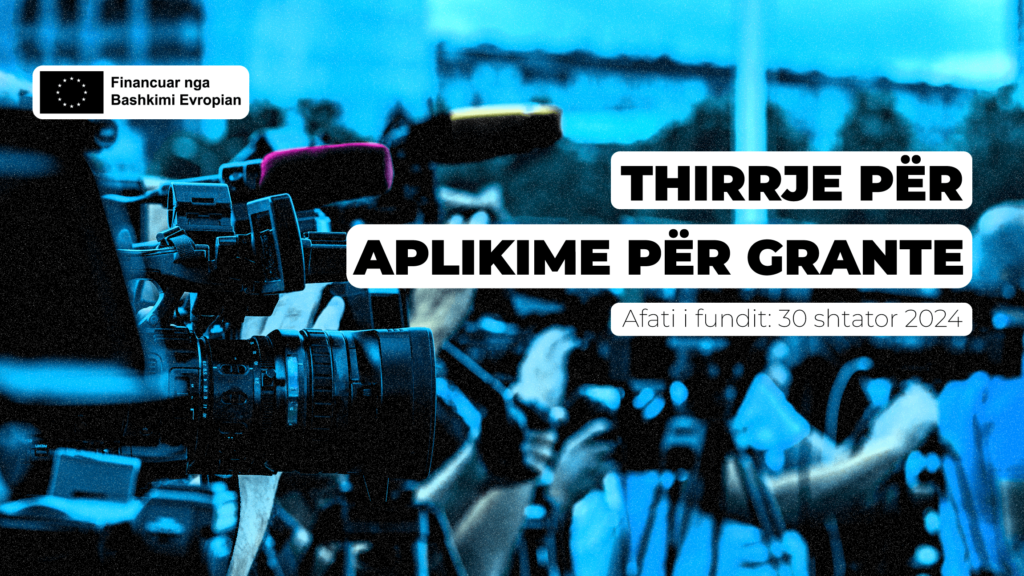 THIRRJE PËR APLIKIME PËR GRANTE